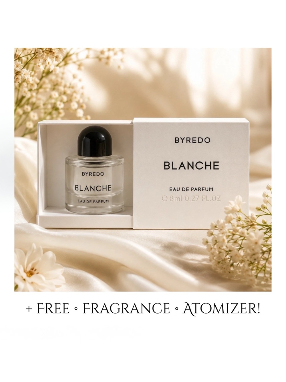 BYREDO Blanche EDP Mini Splash - .27 oz NIB